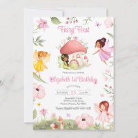 Fairy First Whimsical Floral 1st Birthday