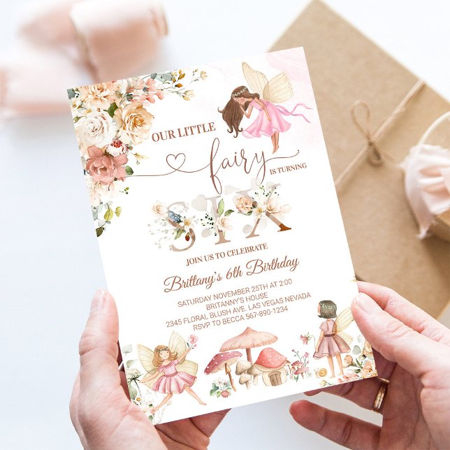Fairy Floral Butterfly Magical Birthday Invite (Creator Uploaded)