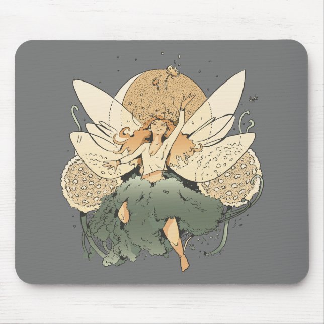 Fairy flying in the sky         mouse pad (Front)