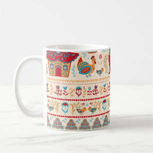 Fairy Forest Animals: Beige Background Coffee Mug