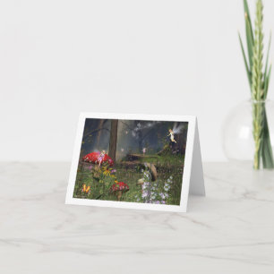 fairy forest card