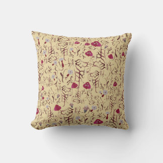 Fairy Forest Flowers Cushion