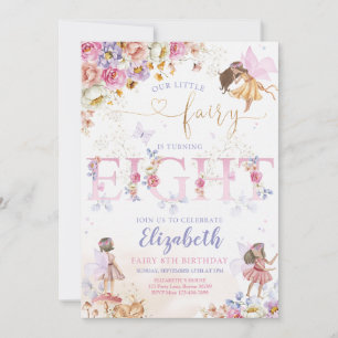 Fairy Forest Girl Birthday Magical Invitation