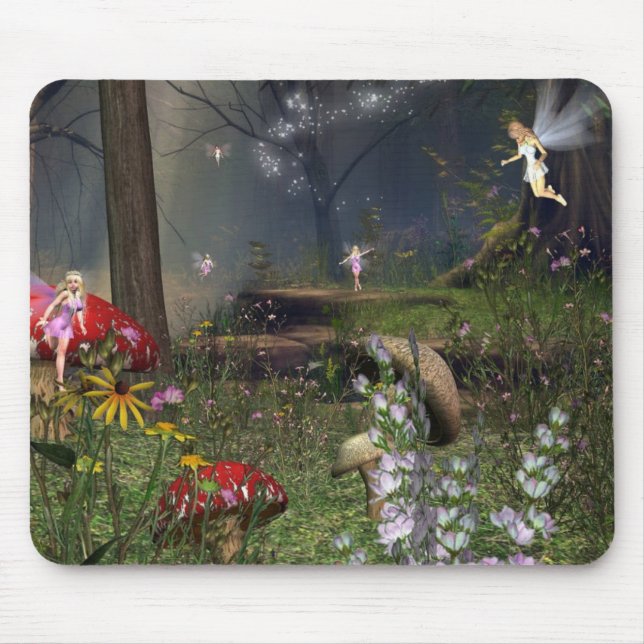 Fairy forest mouse pad (Front)
