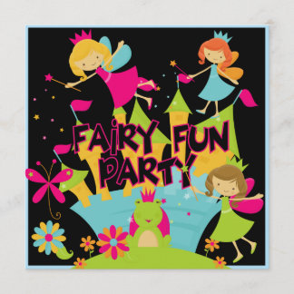 Fairy Fun Customised Birthday Invitations