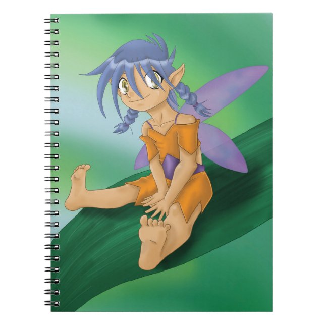 Fairy Fun Spiral Notebook (Front)