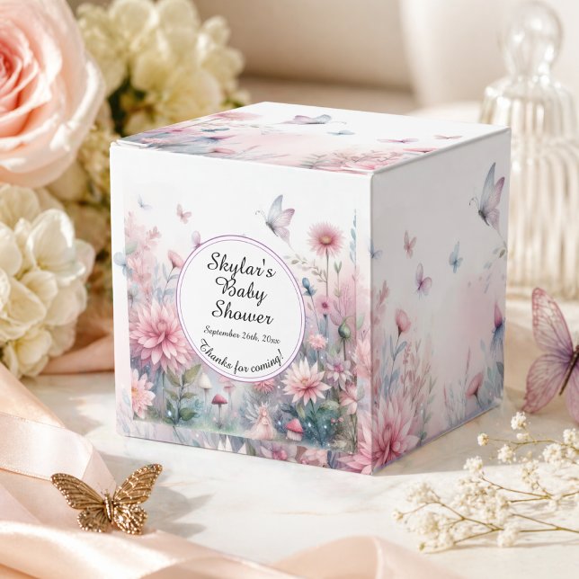 Fairy Garden Baby Shower Favour Box (Creator Uploaded)