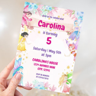 Fairy Garden Birthday Invitation