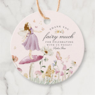 Fairy Garden Birthday or Baby Shower Favour Tag