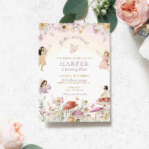 Fairy Garden Birthday Party Invitation