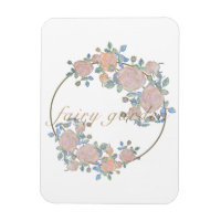 Fairy garden elegant pattern of rose flower classi