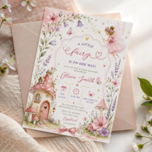 Fairy Garden Floral Girls Baby Shower