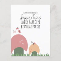 Fairy Garden Mushrooms Ladybugs Butterflies