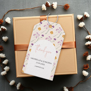 Fairy Garden Pastel Boho Floral Watercolor Gift Tags