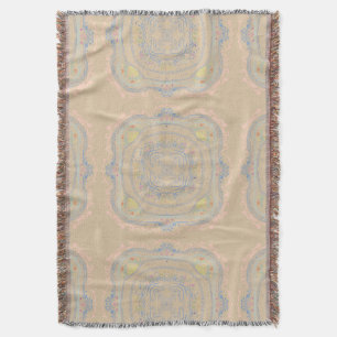 Fairy Garden Rustic Decor Ceiling Tile Design Throw Blanket