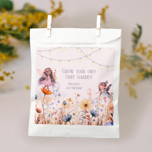 Fairy Garden Seeds Birthday Favour Bags (Creator Uploaded)