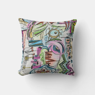 Fairy Garden-Whimsical Watercolor Art Cushion