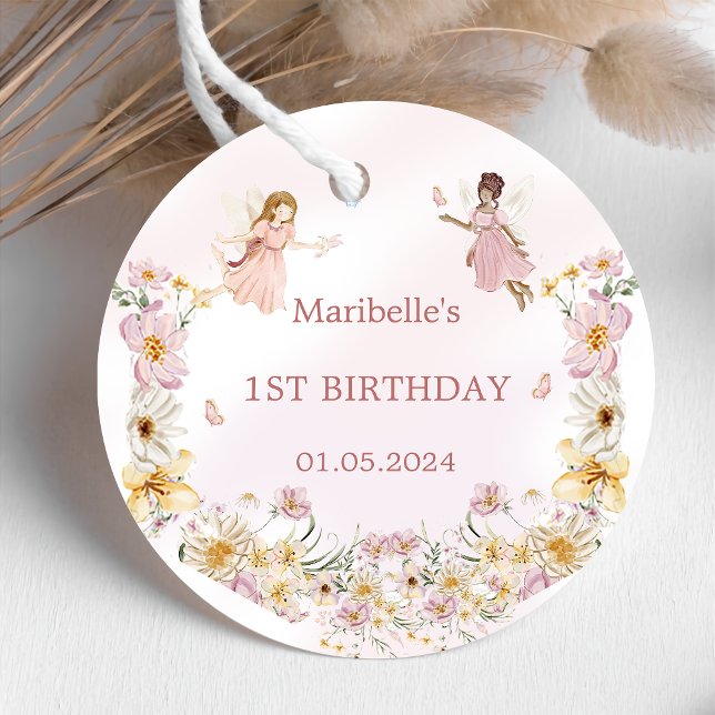 Fairy  Girl Birthday Party Favour Tags (Creator Uploaded)