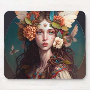 Fairy Girl Fantasy Art Mouse Pad