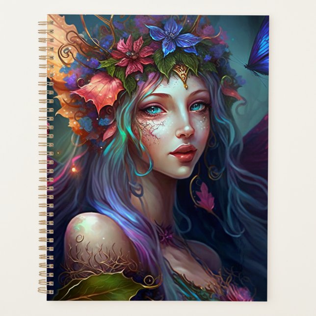 Fairy Girl Fantasy Art Planner (Front)