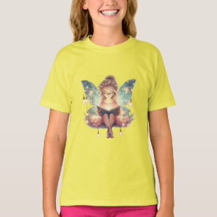 Fairy Girl Loves Reading T-Shirt