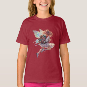 Fairy Girl Ready for School Girl's T-Shirt