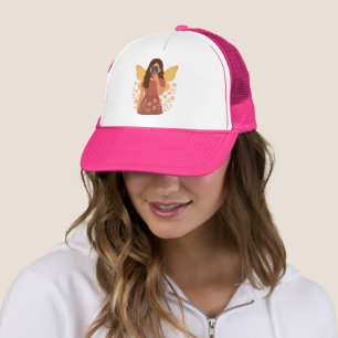 Fairy Girl Selfie Aesthetic Sticker Trucker Hat