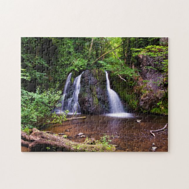 Fairy Glen Waterfall, Rosemarkie Jigsaw puzzle (Horizontal)