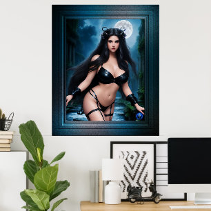 Fairy Goddess Of The Ancient Ruins Of Antinaeous Poster