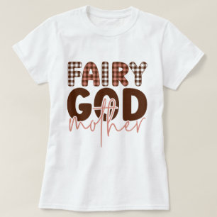 Fairy Godmother Colourful Typography Art T-Shirt