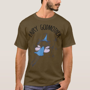Fairy godmother cute fairy with magic wand god mot T-Shirt