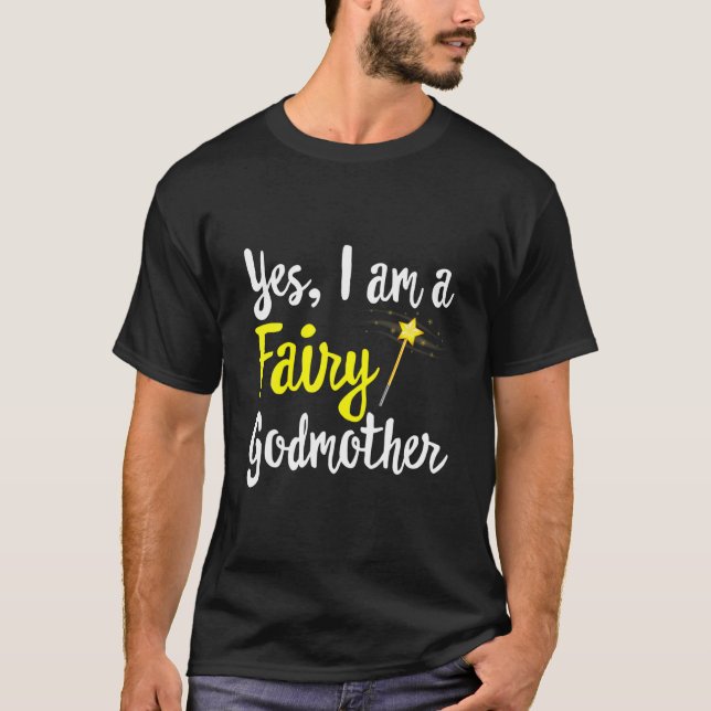 Fairy Godmother Magic Wand Funny Mama Mum-My Fanta T-Shirt (Front)