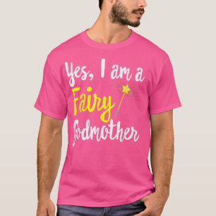 Fairy Godmother Magic Wand Funny Mama Mummy Fantas T-Shirt