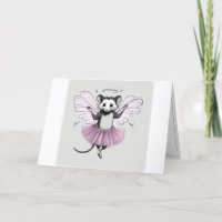 Fairy Godmother Opossum Card