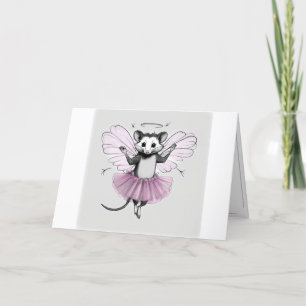 Fairy Godmother Opossum Card