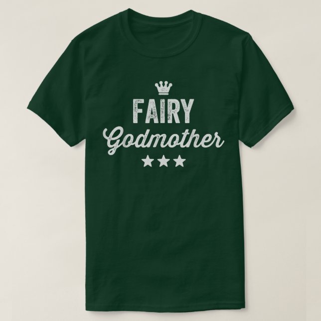 Fairy Godmother T Wand Star Spell Fantasy Gift  T-Shirt (Design Front)