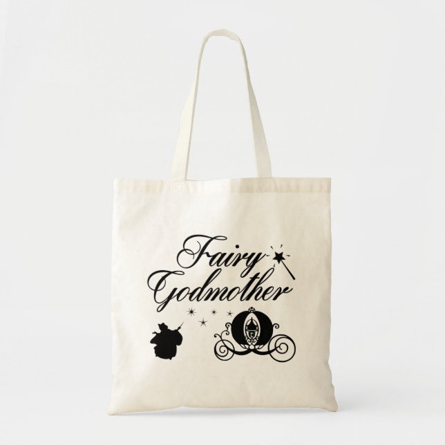 fairy godmother tote, godmother tote gift (Front)