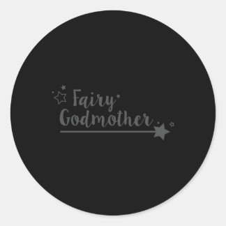 Fairy Godmother Wand Star Spell Fantasy Classic Round Sticker