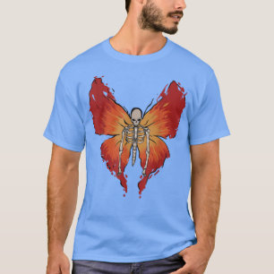 Fairy Grunge Aesthetic Butterfly Skeleton Art T-Shirt