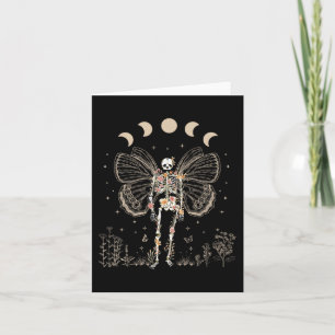 Fairy Grunge Fairycore Aesthetic Butterfly Skeleto Card