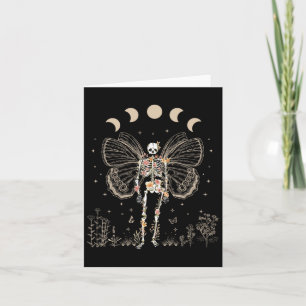 Fairy Grunge Fairycore Aesthetic Butterfly Skeleto Card
