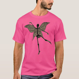 Fairy Grunge Fairycore Aesthetic Dancing Skeleton  T-Shirt