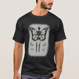 Fairy Grunge Fairycore Aesthetic Skeleton Butterfl T-Shirt