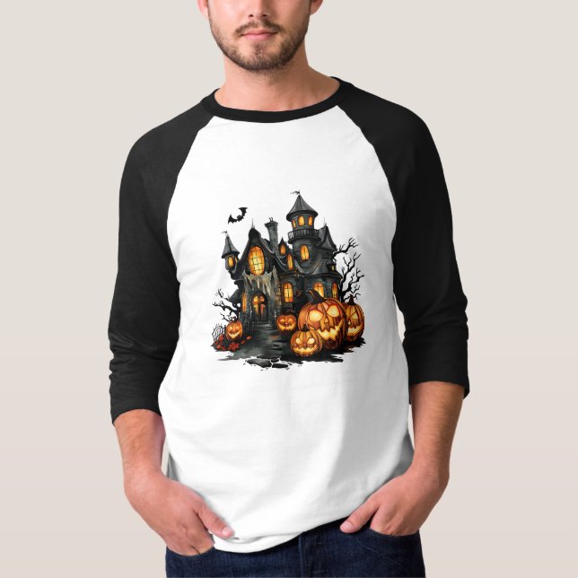 fairy halloween day pumpkin T-Shirt (Front)
