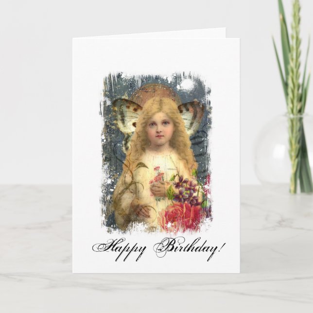 Fairy, Happy Birthday Card (Front)