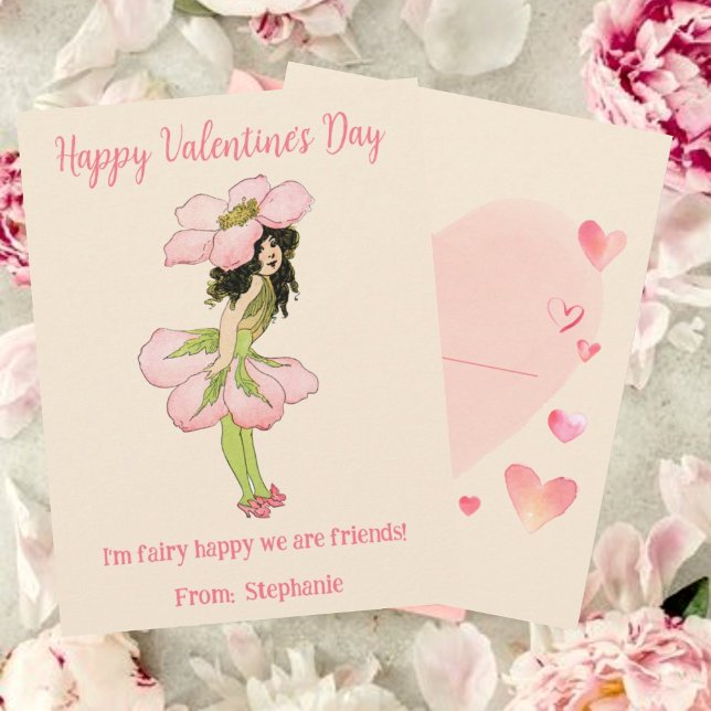 Fairy Happy We're Friends Kids Valentines Day  (Creator Uploaded)