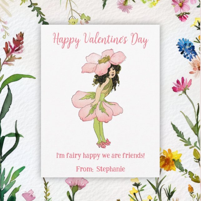 Fairy Happy We're Friends Kids Valentines Day  (Creator Uploaded)
