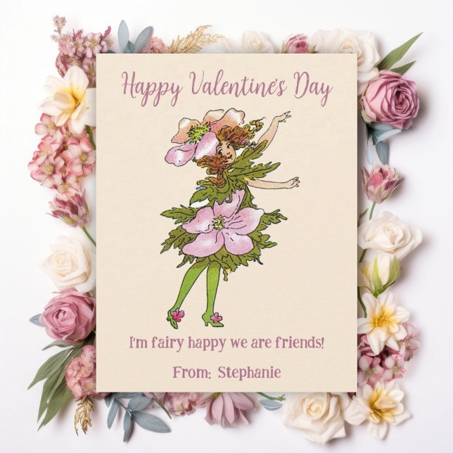 Fairy Happy We're Friends Kids Valentines Day  (Creator Uploaded)