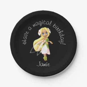 Fairy "Have a Magical Birthday" Party Paper Plates