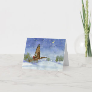 Fairy Hawk Holiday Card